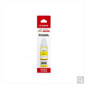 佳能（Canon）GI-890 红黄蓝彩色墨水瓶(适用G3810/G3800/G2800/G2810)  颜色备注（单位/瓶）