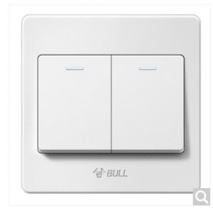 公牛(BULL) G07K212C G07系列 二开双控开关 86型面板白色 销售单位：个