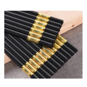 冬宫   合金筷子  24CM  黑色  单位：双