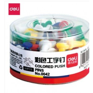 得力0042彩色工字钉
