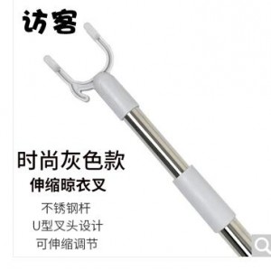 久立不锈钢晾衣叉 可调节晾衣架