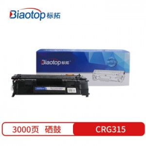 标拓 (Biaotop) CRG315 黑色硒鼓适用佳能LBP3310/3370打印机 畅蓝系列