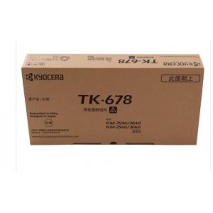 京瓷（KYOCERA）TK-678 原装黑色墨粉盒(适用KM-2540/3040/2560/3060/TA300i机型)5%覆盖率约24000页