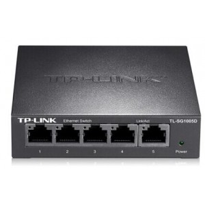 TP-LINK 5口千兆交换机 企业级交换器 监控网络网线分线器 分流器  TL-SG1005D  单位：个