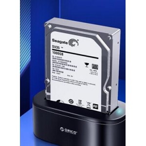奥睿科(ORICO)硬盘盒底座 2.5/3.5英寸SATA台式移动笔记本机械固态SSD读取电脑外置USB3.0外接盒子