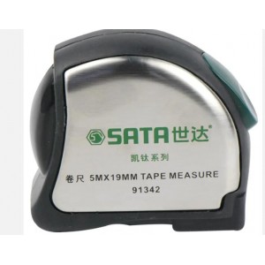 世达（SATA）91342 5Mx19MM凯钛系列不锈钢钢卷尺，销售单位：个