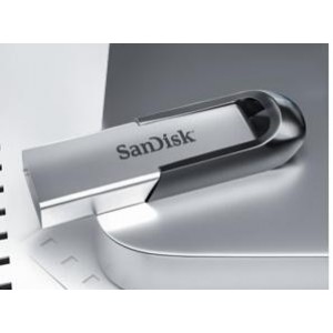 闪迪(SanDisk)64GB USB3.0 U盘 CZ73酷铄 银色 读速150MB/s 金属外壳 内含安全加密软件，定制LOGO