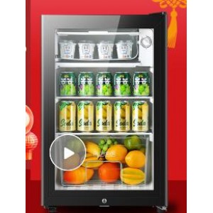 先科   90L+带锁   冰箱   台