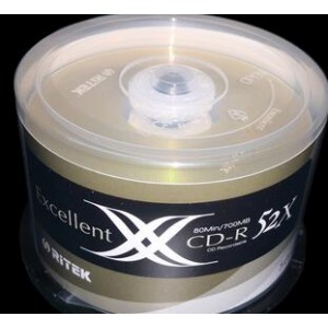 铼德 X系列金龙CD-R 52速700M空白光盘CD刻录盘，销售单位：桶