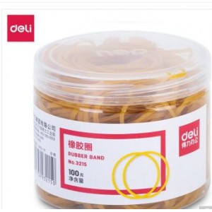 得力橡胶圈100g 3215