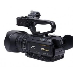 杰伟世（JVC）GY-HM258  专业高清4K摄像机 手持式配件：USB3.0双路2路sdi/hdmi高清采集直播设备+128高速卡+UV镜+备用电池+三脚架+摄像机专用包+机头话筒