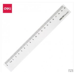 得力(deli)20cm办公通用直尺 ，销售单位：把