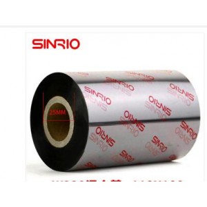 SINRIO W230 耐刮型混合基碳带不干胶标签条码热转印碳带，销售单位：卷
