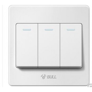 公牛(BULL)  G07系列  三开开关 销售单位:个