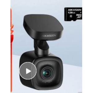 HIKVISION海康威视F6Pro 智能行车记录仪1600P高清夜视手机互联GPS轨迹回放 语音声控 自动校时+128G
