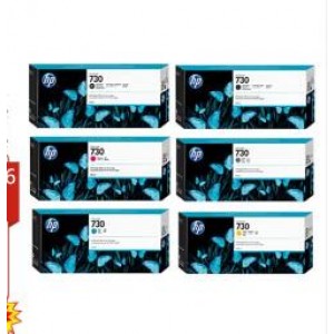 商品名称 ：惠普730B墨盒   品牌：惠普  型号：hp 730B 具体产品：惠普墨盒 销售单位：套（一套6色）