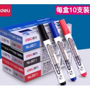 得力    白板笔(单位：盒)