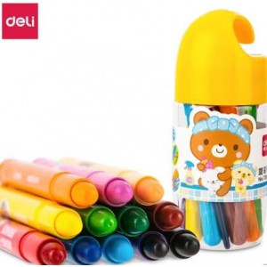 得力 72054  12色 油画棒（单位：盒）