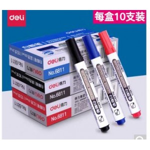 得力    白板笔(单位：盒)