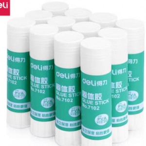 得力(deli) 固体胶棒 7102 21G 白色（单位：盒）