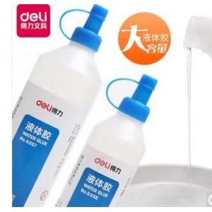 得力（deli） 大桶装液体胶水 500ml/瓶 6357