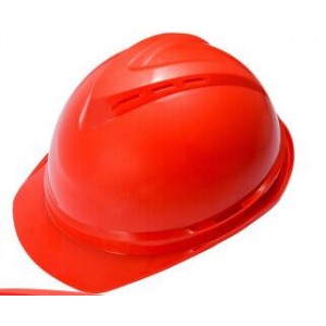 梅思安 V型 标准型安全帽 工地施工领导建筑工程防砸安全头盔