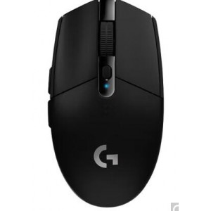 罗技（G） G304 LIGHTSPEED 无线游戏鼠标 电竞吃鸡鼠标 轻质便携 绝地求生鼠标宏编程 黑色