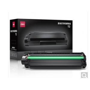 得力 T2 原装硒鼓黑色碳粉盒