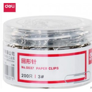得力 回形针0037（单位：盒）