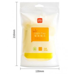 得力(deli)超轻粘土轻型粘土补充装/白色（100g）颜色请备注 销售单位-袋