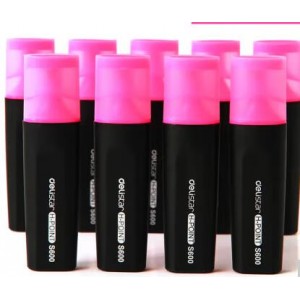 得力 S600 彩色荧光笔 粉色   10支/盒