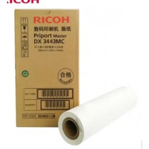 理光（RICOH）DX3443MC版纸适用于DD3344C，销售单位：卷