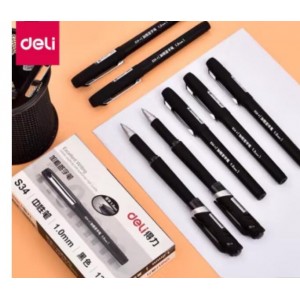 得力水笔 黑 1.0mm