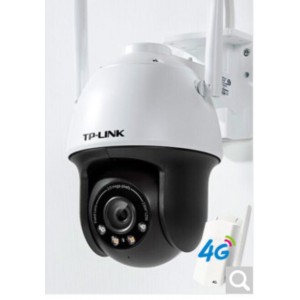 TP-LINK 800万高清监控摄像头 360度全景自动巡航 无线WIFI手机远程家用室外防水球机 TL-IPC683-EZ 【3倍变焦4G全网通版】 128G内存卡