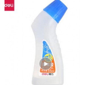 得力（deli） 透明液体胶 65ml/瓶 7312 单瓶装