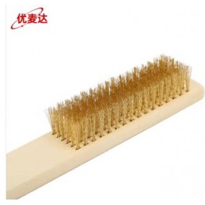 优麦达 YMD100  6行直柄铜丝刷 把