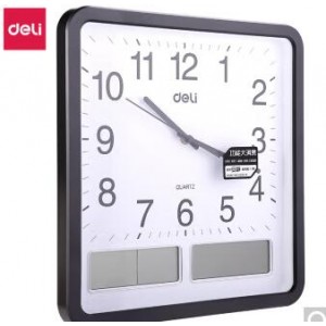 得力 8823现代简约挂钟（单位：个）