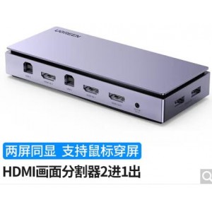 绿联   HMI切换器   2.1版二进一出 90385
销售单位/套