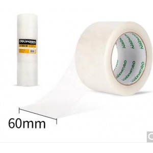 得力 封箱胶带30932 60mm*100y 透明 单位：卷