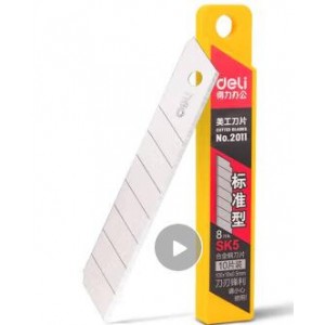 得力(deli)  2011加厚金属裁纸刀片 单位：盒