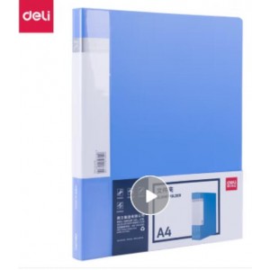 得力 5308ESA4&nbsp;  蓝色单强力夹 个