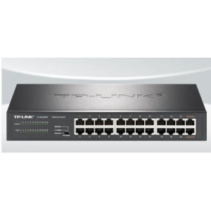TP-LINK 24口全千兆交换机 非网管T系列 企业级交换器 监控网络网线分线器 分流器 TL-SG1024DT（单位：个）