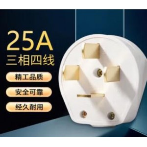 公牛 GN-T25-440V  25A电源四脚插头  个