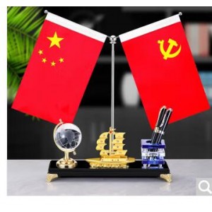 得力桌面旗帜支架（单位：套）
