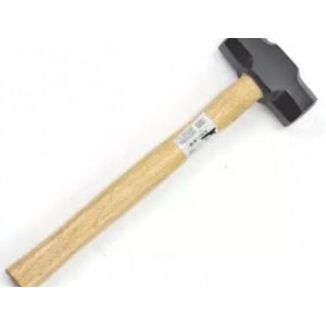 得力 DL5204 4磅木柄八角锤 个