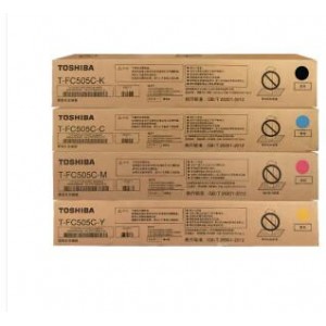 东芝（TOSHIBA）T-FC505C原装墨粉盒适用2000/2500/2505/3005/3505/4505/5005AC 高容套装4支（红+青+黄+黑）   单位：套