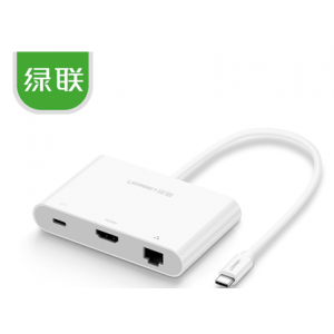 绿联30439/30440 Type-C转HUB/HDMI/VGA 转换器 PD快充充电器