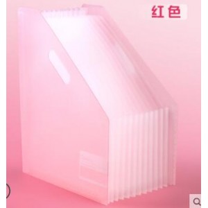 得力 72511 红色 文件盒