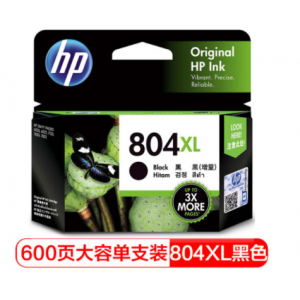 惠普（HP）T6N12AA 804XL 黑色墨盒