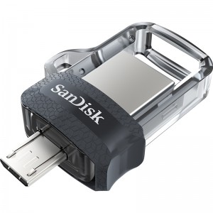 闪迪 SDDD3-O32G-z46 至尊高速酷捷OTG优盘 32GB USB3.0 读150MB/秒 micro-USB 和 USB双接口